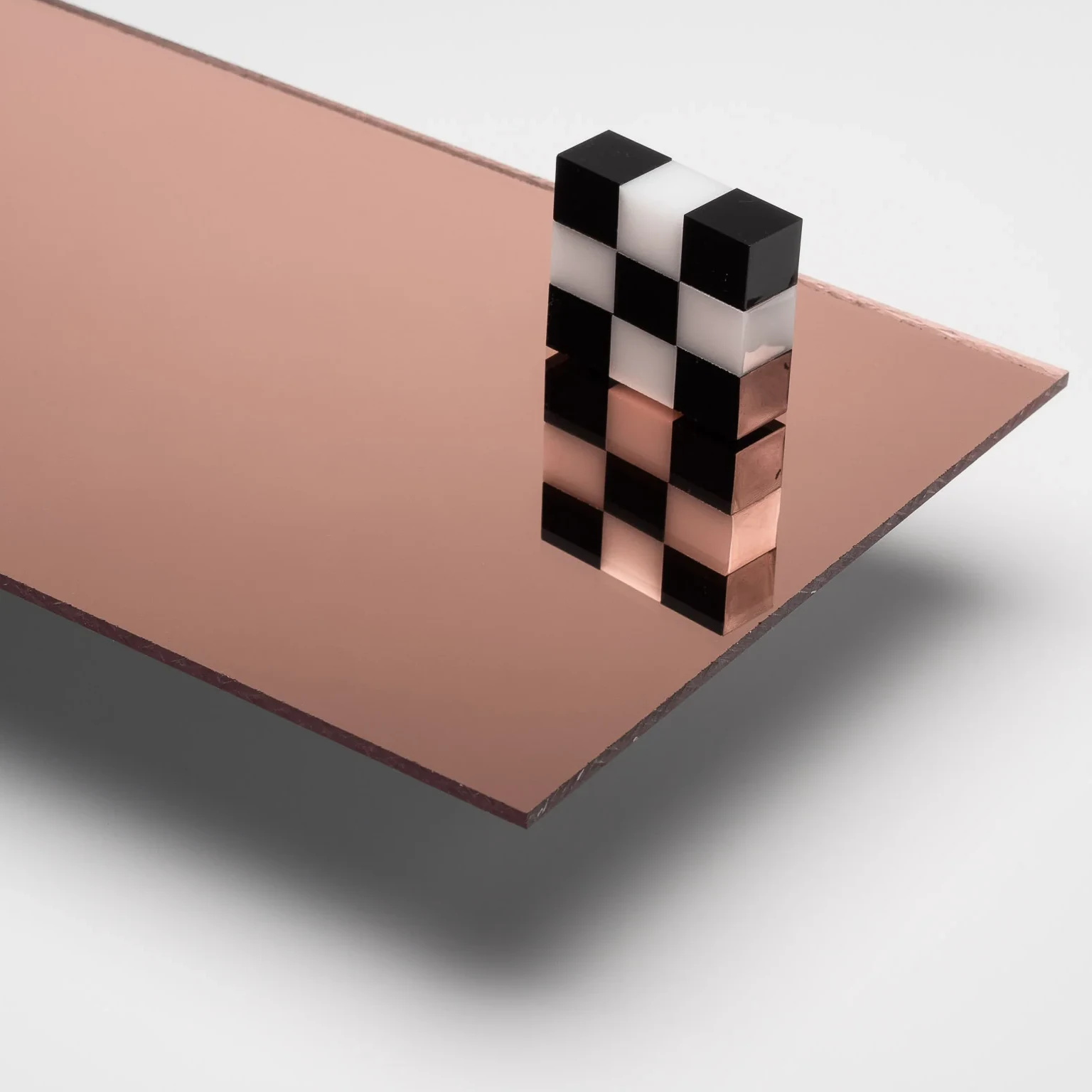 Rosegold Ayna Pleksi Levha